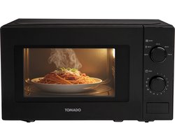 Tomado TMS2003B - Solo magnetron - 20 liter - 5 vermogensstanden - 700 watt - Binnenverlichting - Zwart