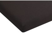 Hoeslaken Jersey Katoen - Topdekmatras Zwart - 70x200 - 100% Katoen - Oeko-Tex gecertificeerd