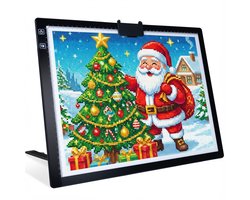 Crafts&Co Lightpad A3 Oplaadbaar - Tekenen, Schetsen en Diamond Painting - Tekenbord A3 Draadloos - Hobby en Creatief - Volwassenen en Kinderen - Tekentablet - Educatief Speelgoed - Tekenen & Kleuren - Knutselspullen - DIY - Zwart