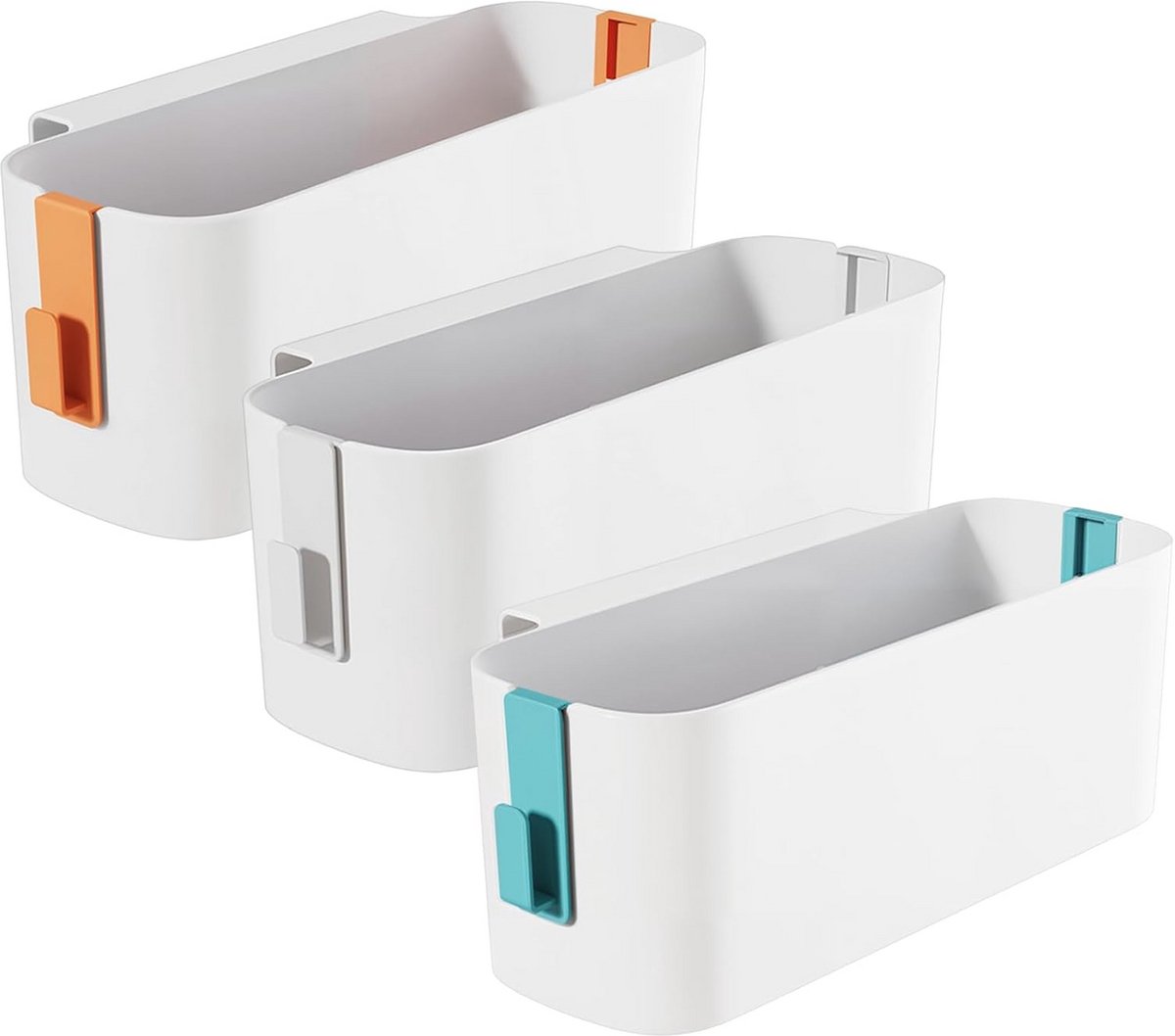 3x Nachtkastje Organizer Hangend - Bed Caddy voor Boven- en Stapelbedden - Opbergen van Telefoon, Boek en Bril