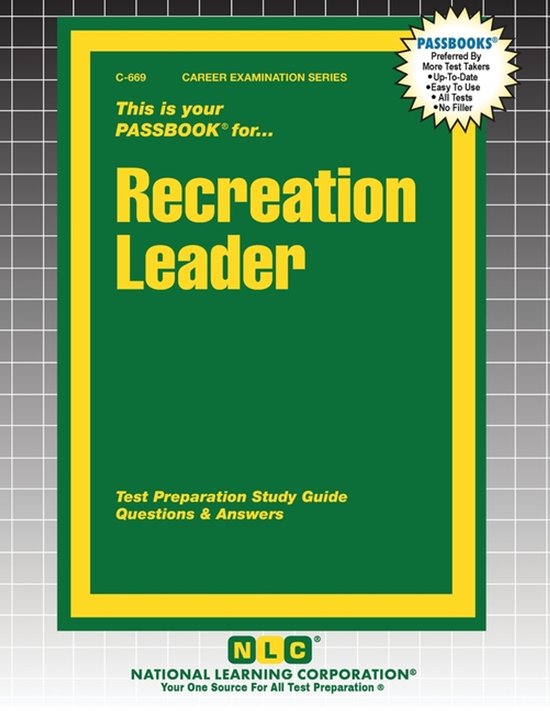 Career Examination- Recreation Leader - cover