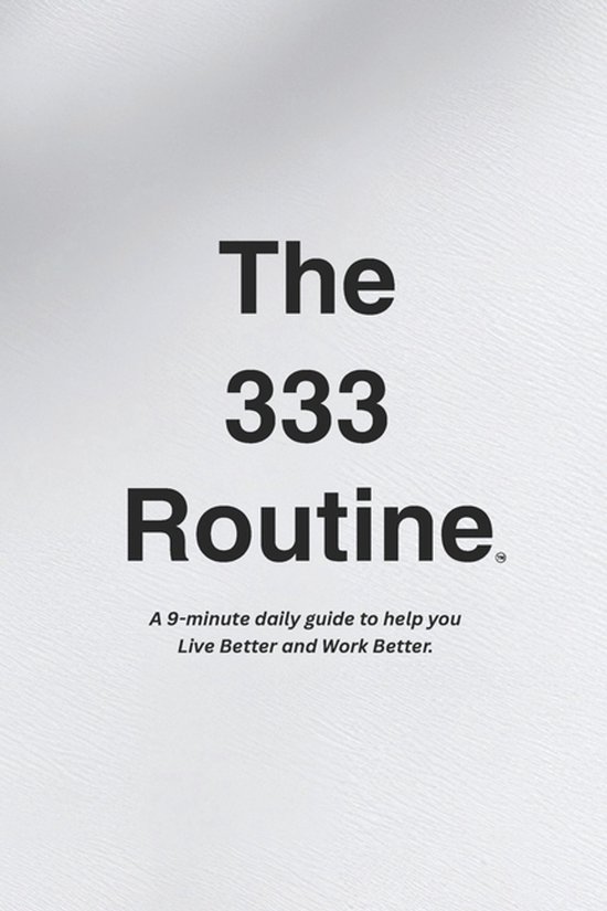 The 333 Routine(tm) Collection-The 333 Routine(TM) - cover