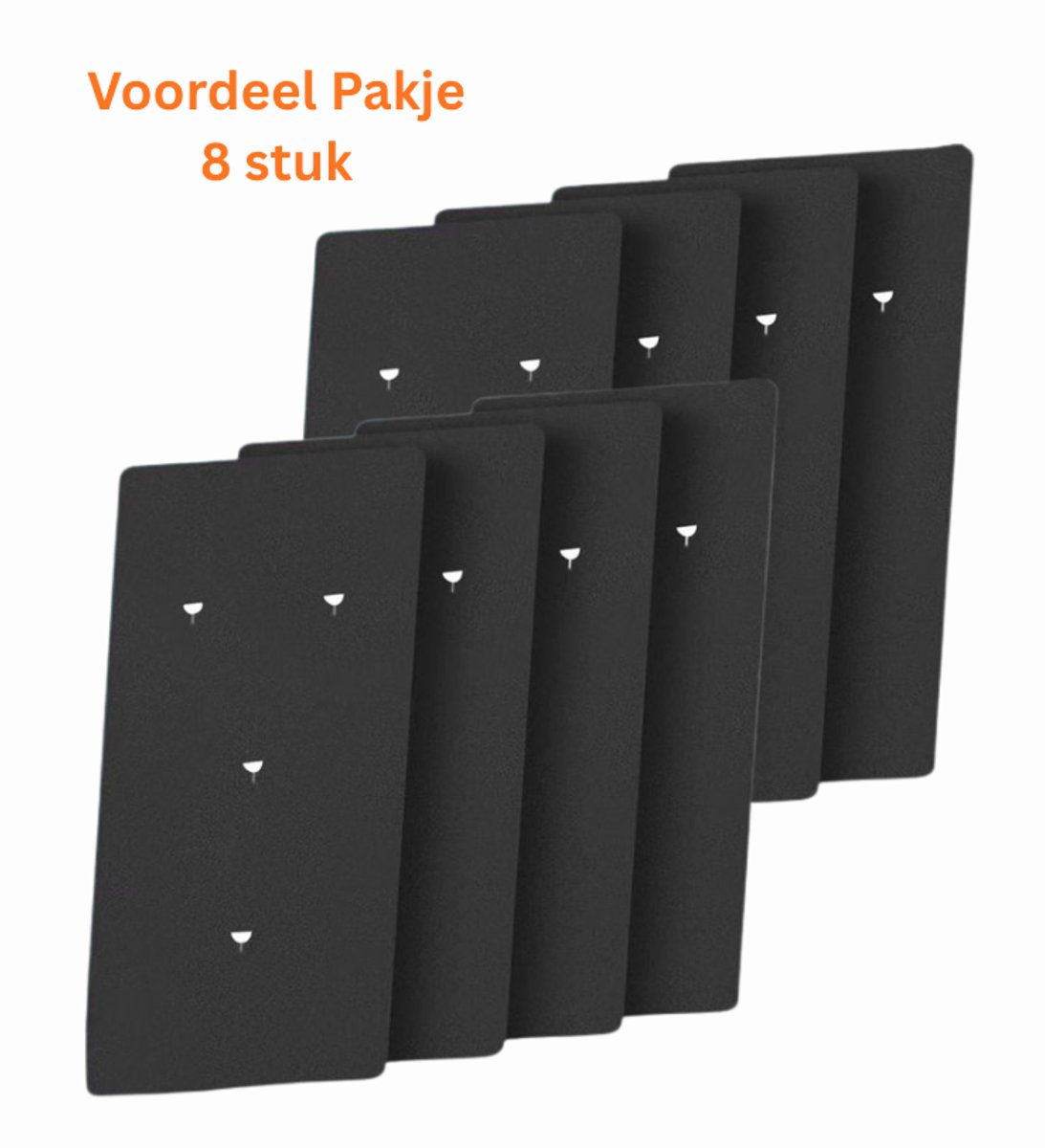8 STUKS Filter geschikt voor Droger Whirlpool Bauknecht Ignis (met 8 gaatjes) - 481010345281 - 8015250474909 - 481010716911 - Spons Foam Schuim