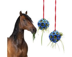 2 stuks hooibal voor paarden om mee te spelen, verlicht stress met deze felgekleurde hooibal voor paarden en geiten om verveling te voorkomen