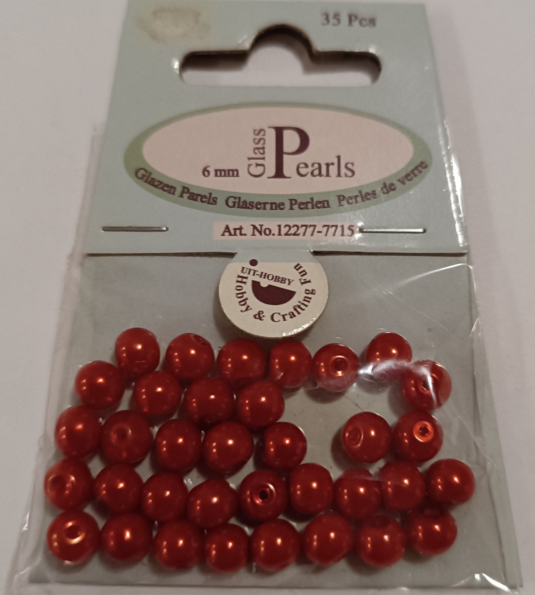 Kralen Glasparels 6mm 35 Pcs