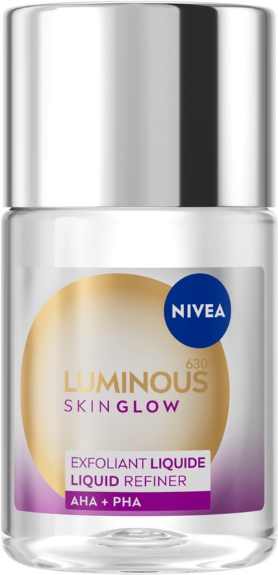 NIVEA Luminous630 Skin Glow Liquid Refiner - Exfoliant - Skincare - Leave-on Peeling - Alle Huitype - Anti-Pigment - 100ml