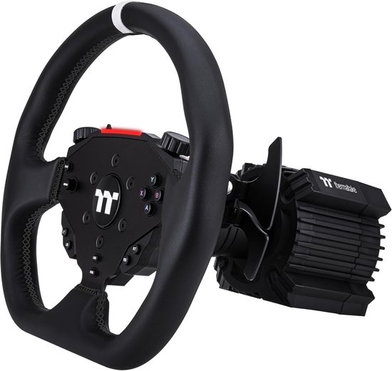 Thermaltake G6 Direct Drive Racing Wheel + Pedalen - Force-Feedback Racing Bundle - 6 Nm, 13″ stuurwiel, metalen pedalen - PC van Merkloos — afbeelding 2