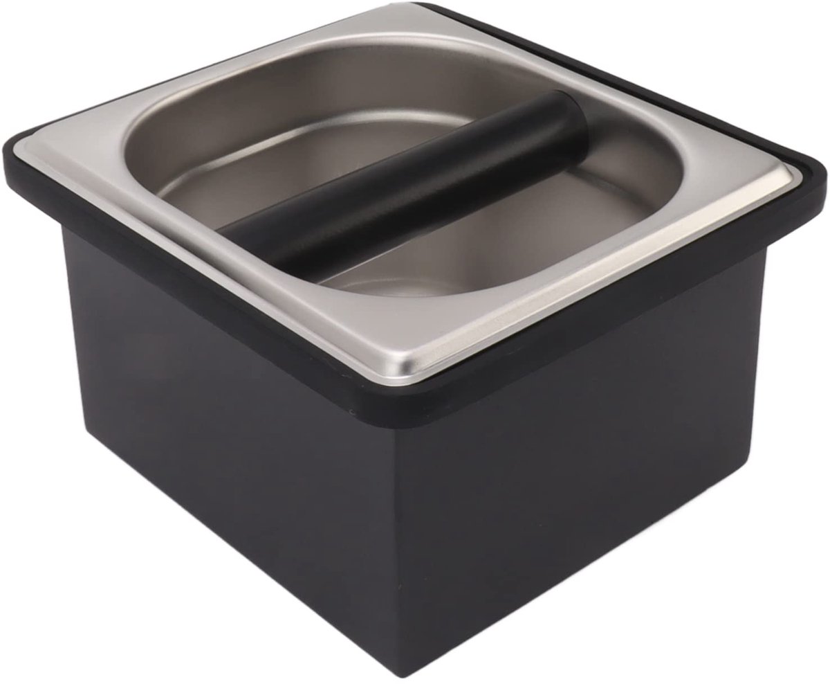 Tapcontainer voor Portafilter, Klopbox Koffiehouder Koffiegrond Grond Container Gemaakt Van Roestvrij Staal Voor Cafe Bar (xfvr78btw4-11)
