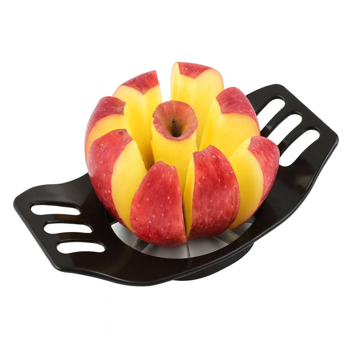 TEN® Appelsnijder - Fruitsnijder, Appeldeler & Partjesnijder voor Appels, Citrus en Meer