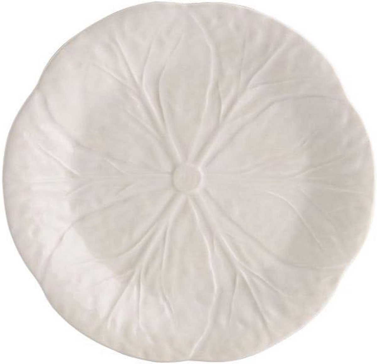 Set van 4 Beige Kool Borden Aardewerk 19 cm