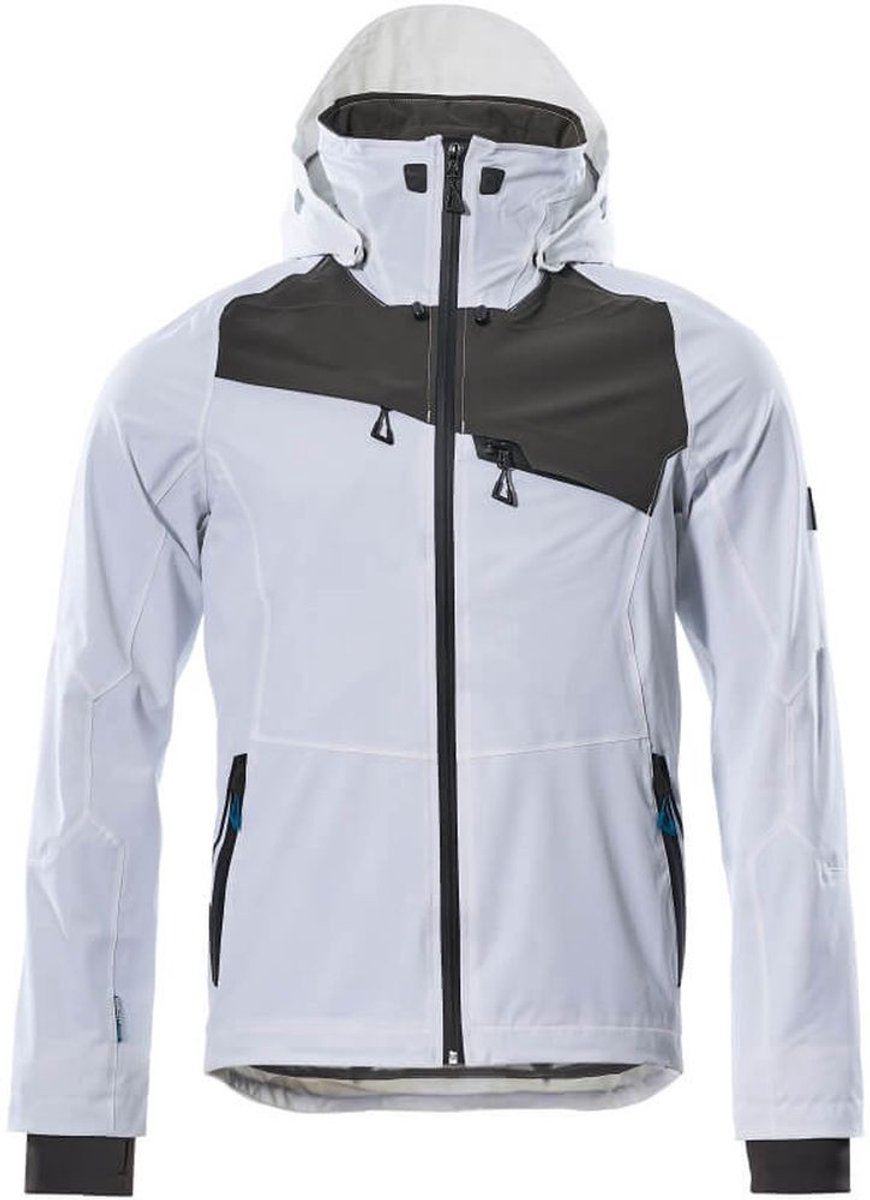 Mascot Advanced Shell jas 17001-411 /donkerantraciet Wit