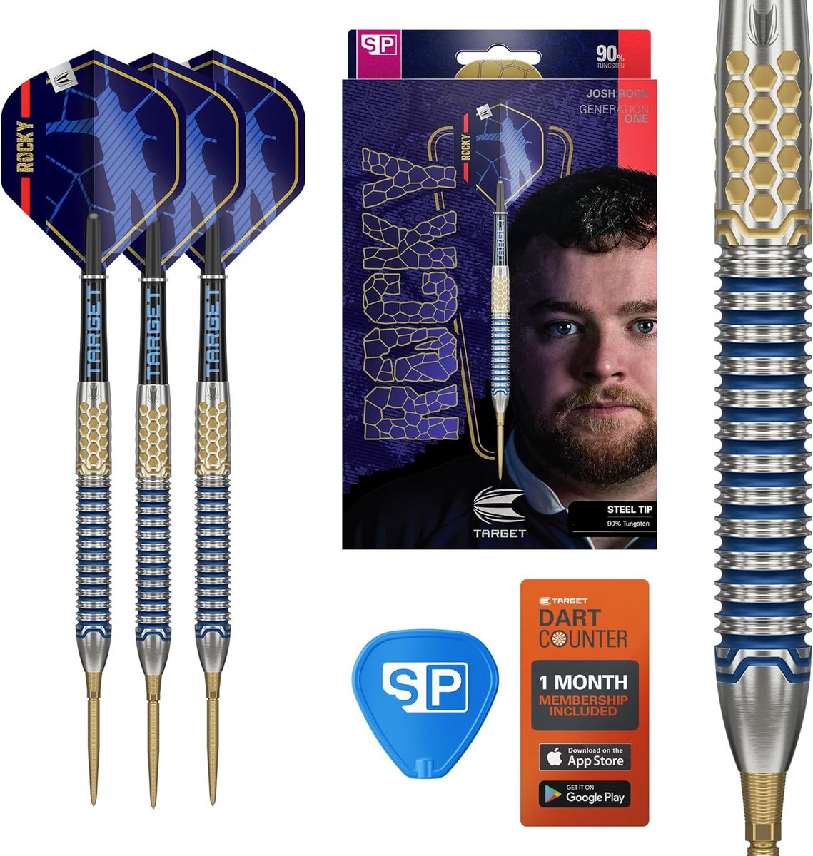 90% Tungsten Steeltip Darts Speler Editie met Wisselbare Snelle Punten
