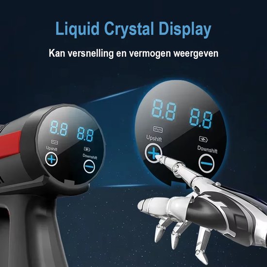 EAFC Draadloze Hogedrukreiniger - Incl. Makita 21V Accu - 100 Bar - Auto Was Set - Terrasreiniger - Hogedrukspuit - Zwart van Merkloos	 — afbeelding 2