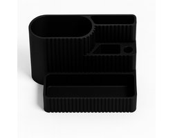 Luxe desk organizer - zwart - bureau organizer - drawer organizer - bureau accessoires - Gerecycled polymeer -bureauorganizer pennenbakje bureau organiser