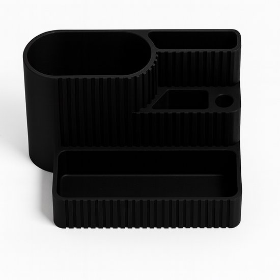 Luxe desk organizer - zwart - bureau organizer - drawer organizer - bureau accessoires - Gerecycled polymeer -bureauorganizer pennenbakje bureau organiser