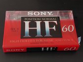 Sony C60HF AUDIO TAPE (CASSETTE BANDJE) - 60 MIN (2 X 30) - C60HFC