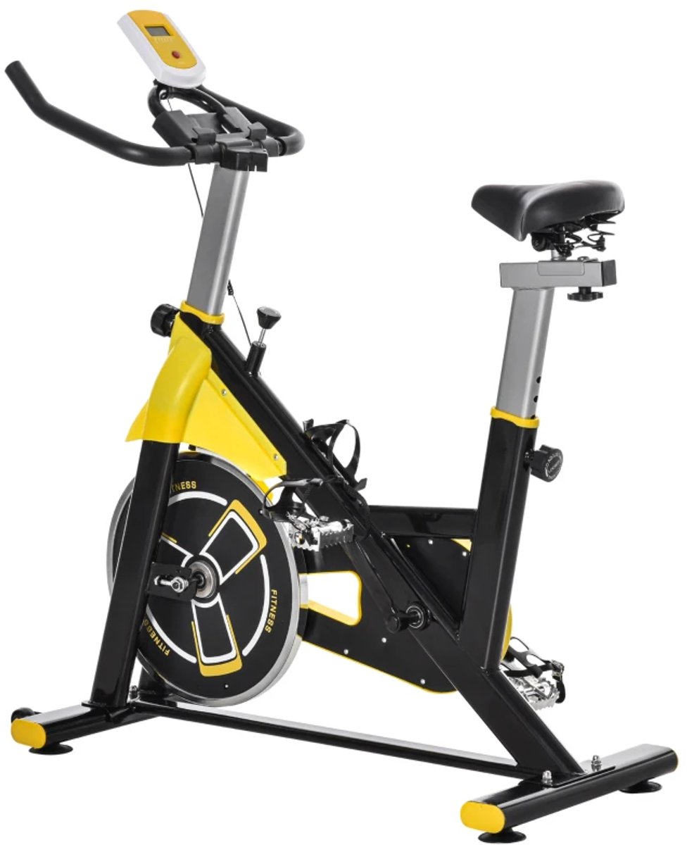 Hometrainer - Rollentrainer met Riemaandrijving - Vliegwiel - afbeelding 3