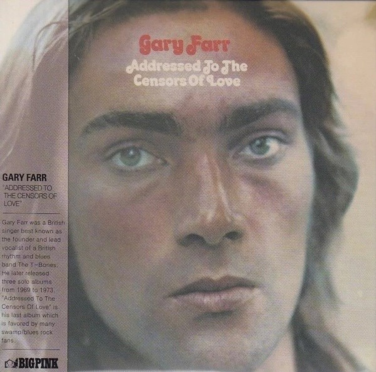 Gary Farr - Addressed To The Censors Of Love (CD)