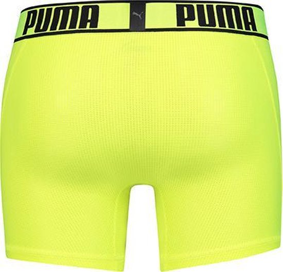 Merken :: Freegun :: Heren boxershorts :: Freegun heren boxershort 'Giant'  marine/geel katoen
