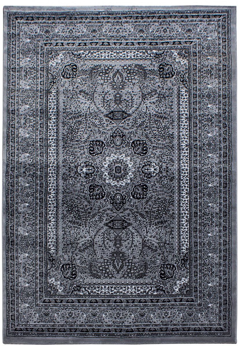 Marrakesh – Klassiek Vloerkleed – Grijs – Laagpolig & Oosters Design
