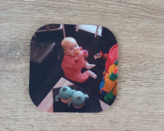 Set de 6 Sous-verres personnalisés avec votre photo/texte - Cadeau Uniek et personnalisé - Créez votre propre design