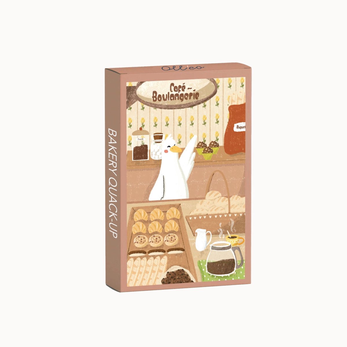 Mini Puzzel 99 stukjes Bakery Quack-Up - Oll'eo - Mini Puzzel Volwassenen - Micro Puzzel - Puzzel To Go Vakantie - Puzzel Op Reis - Puzzel Cadeau