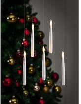 Livarno Home Zwevende LED Kaars - Kerstboom versiering - 10 stuks - Wit