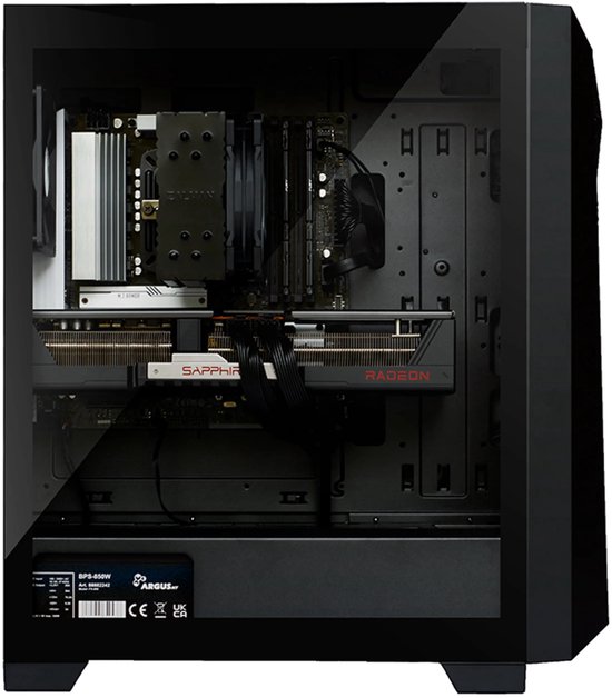AMD Ryzen 5 7600X3D Game PC/ Streaming computer - Nvidia GeForce RTX 5070 12GB – 64GB RAM – 2.0TB M.2 SSD – Win11 Pro - Breeze