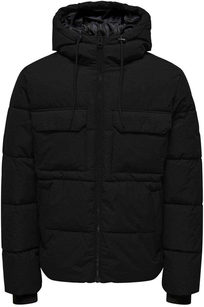 ONLY & SONS JUNIOROSJELIJAH PCKT. HOOD JACKET OTW NOOSJongens Jas