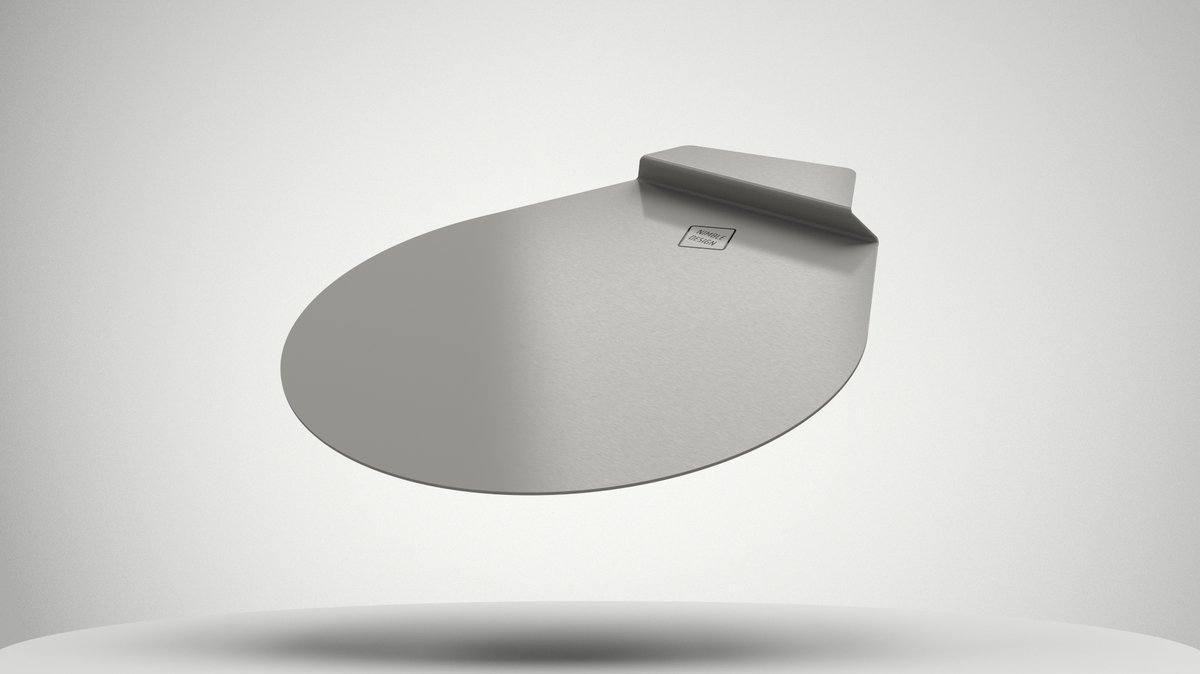 Pizzaschep - Ø 31 - Brushed RVS - by Nimble Design