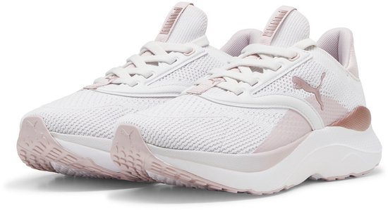 PUMA Softride Mayve Wn's Dames Sportschoenen - Feather Gray-Mauve Mist-Rose Gold