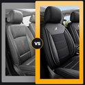 Autostoelhoezen, voor Fiat Panda 2003-2024/Fiat Panda 4x4 2004-2024 volledige set autostoelbeschermers, waterdichte antislip voor-en achterbeschermers interieuraccessoires,C