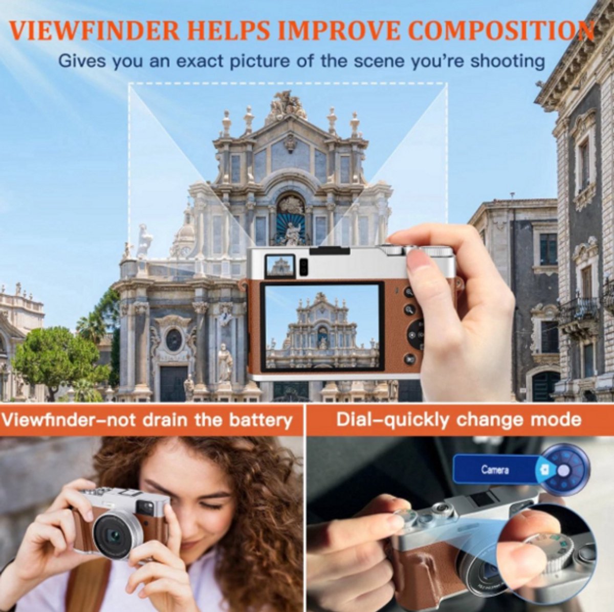 4K Vlogging Camera 48MP met Autofocus thumbnail 5