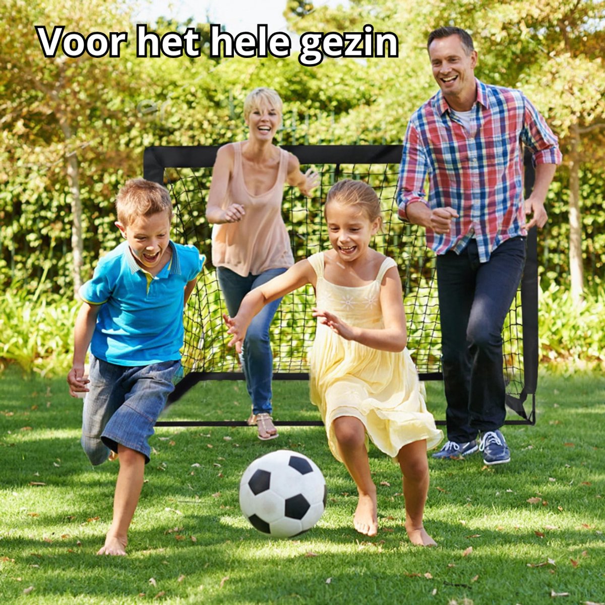 Luumuu® Voetbaldoeltjes Set van 2 - Voetbaldoel voor Kinderen - Goals - Goaltjes - Doelen - Voetbal Speelset - Trainingsmateriaal — afbeelding 6