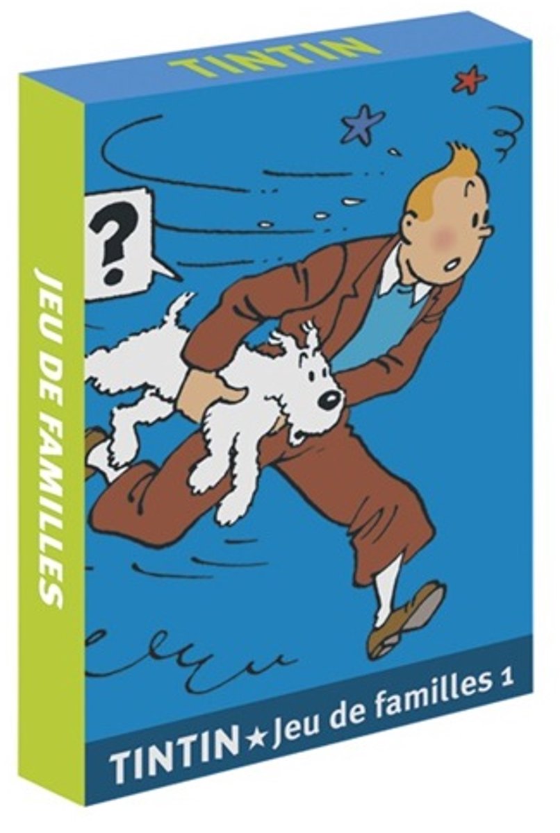 Kuifje Familiespel Kwartet Blauw