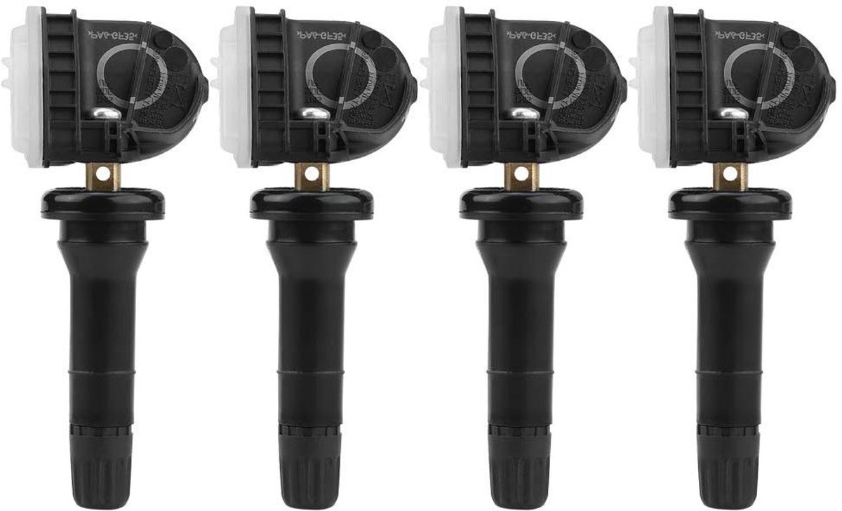 Provento - Set TPMS Bandenspanningscontrolesensor voor Auto 2015-2018 - Nauwkeurige Bandenspanning - Eenvoudige Installatie