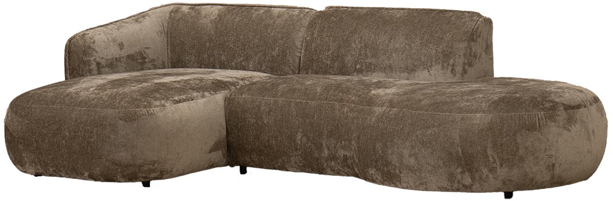 Giga Meubel Chaise Longue Bank Marseille - 2,5-Zits - Taupe