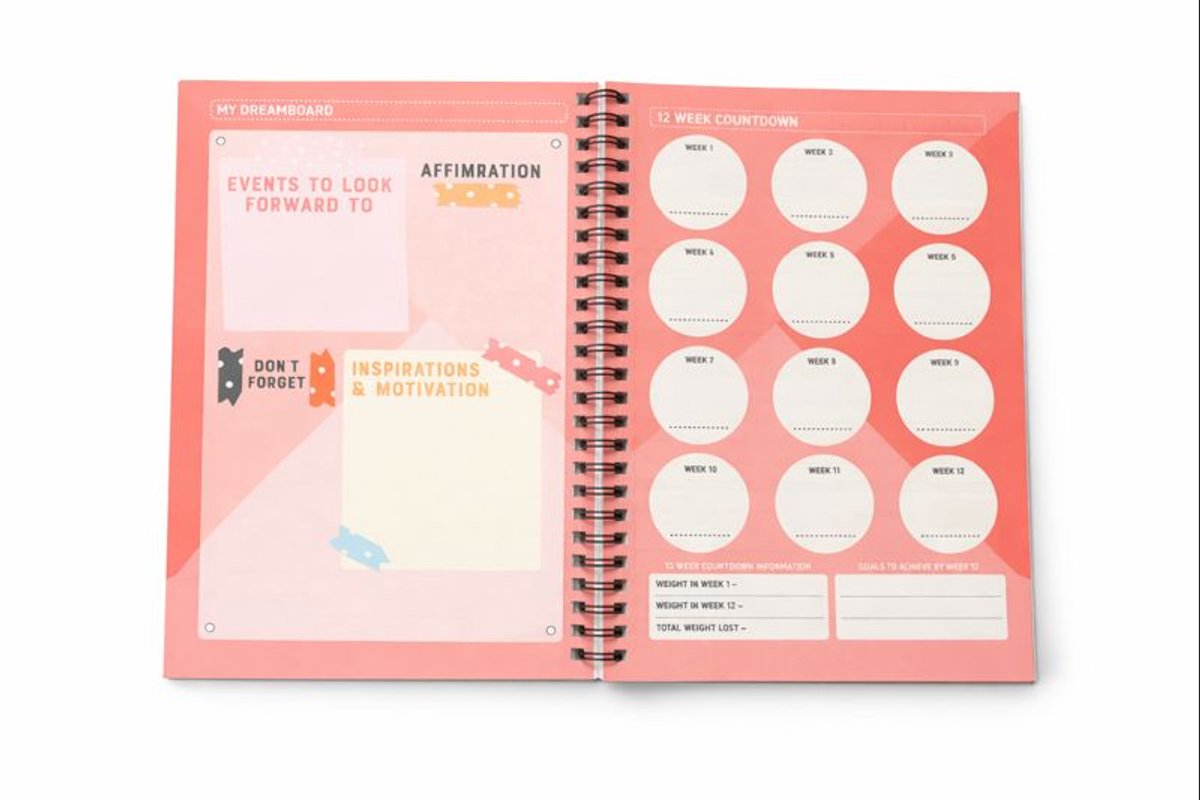 Fitness Planner - Sport Logboek - Workout Planner - Inclusief Weerstandsband — cadeau in Hobby - foto 2