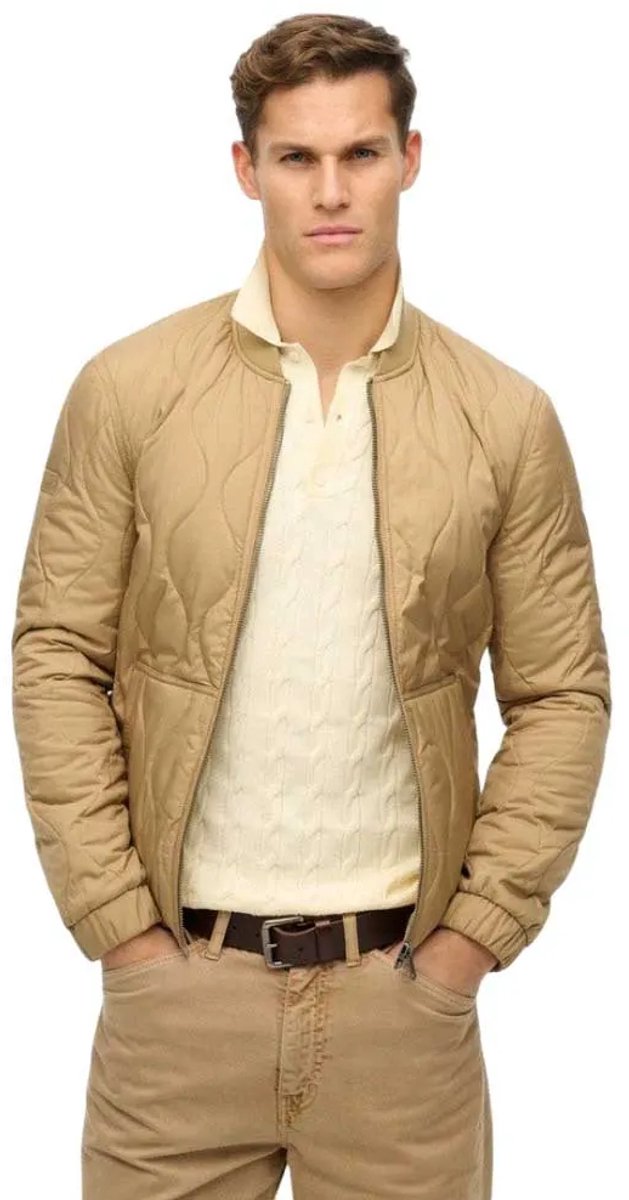 Superdry Surplus gewatteerd jack Heren Gewatteerde jassen Bruin