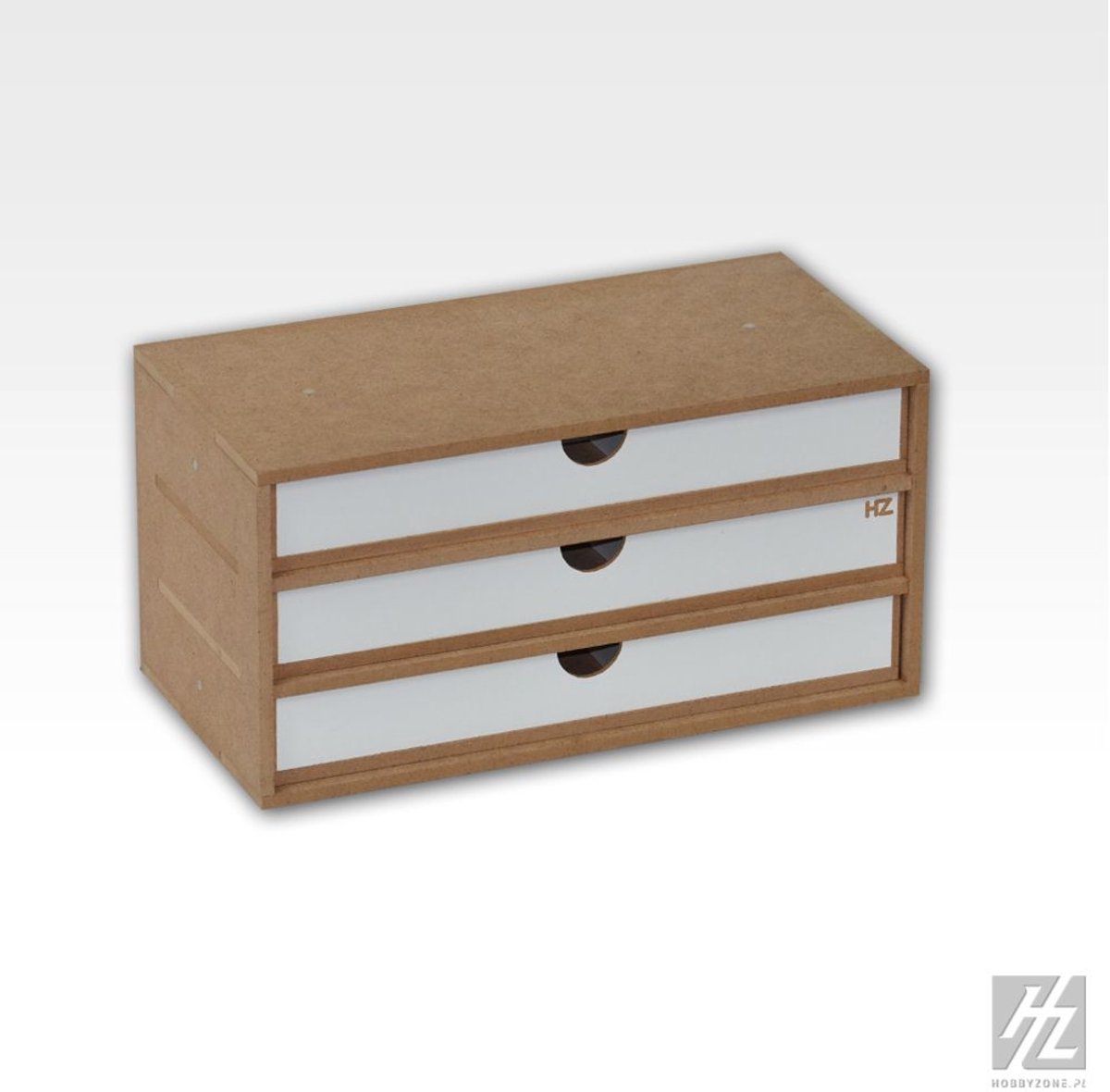 Drawers Module x 3 - Hobbyzone - HZ-OM02a - Modulair Opbergsysteem voor Modelbouw