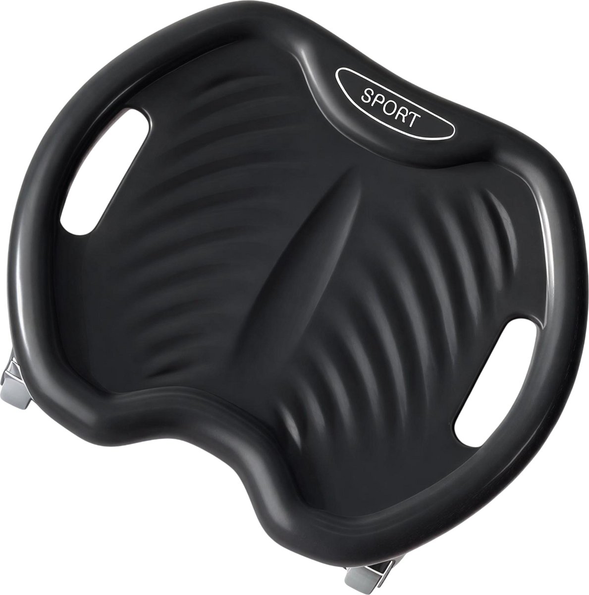 Glijschijf Buikspiertrainer - Stille Sliding Disc voor Core- en Abdominale Training - Thuis Fitness Glijdende Oefenschijf - Zwart
