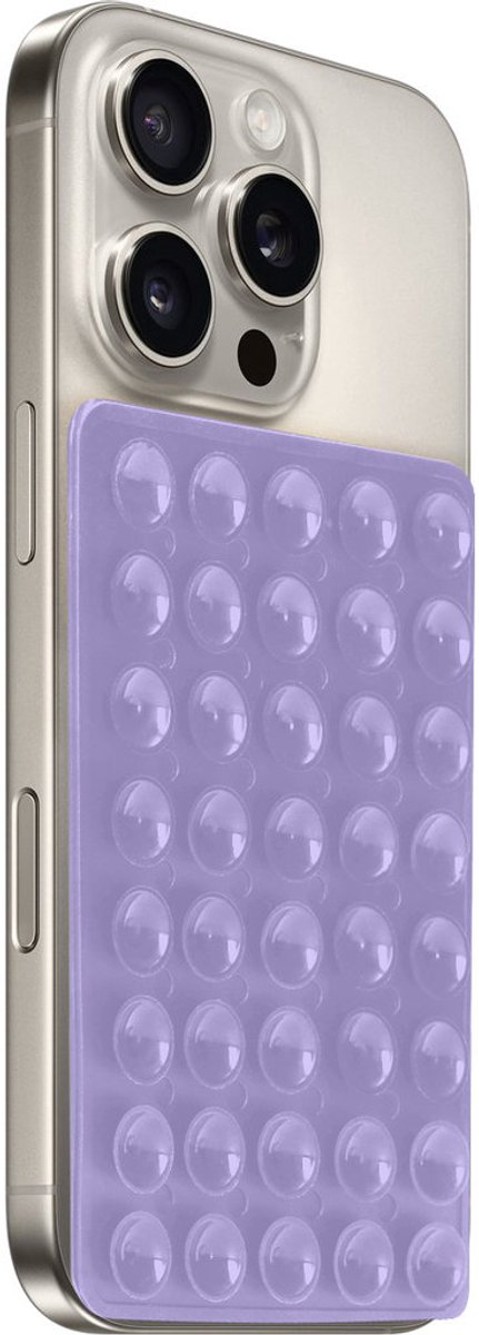 Mobiparts Zuignap Telefoonhouder | Mobiparts Sticky Pad - Lila Universeel