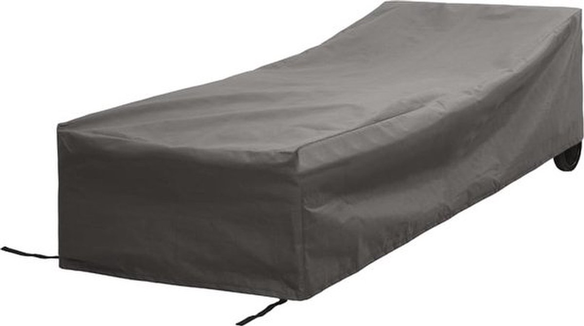 Winza Outdoor Covers Premium - beschermhoes ligbed - Afmeting : 200x75x40 cm - tuinmeubelhoes voor ligbed - ligbedhoes - waterdicht - 2 jaar garantie Antraciet