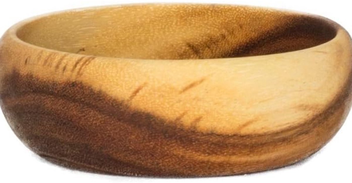 Famanu – Acaciahouten schaal 19 cm – houten serveerschaal voor snacks en fruit