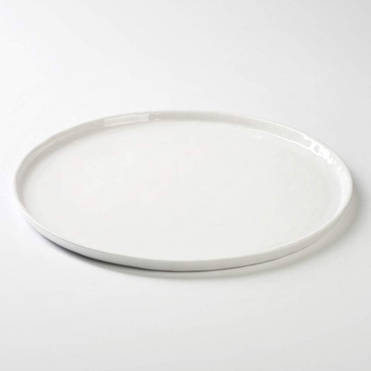 Set van 6 Witte Porseleinen Dinerborden 27 cm - Piana Collectie