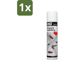 1 x HG X Tegen Kruipend Ongedierte 400 ml - Kruipend Ongedierte Bestrijding - Ongedierte Bestrijding - Mieren Bestrijding - Kakkerlakken Bestrijding - Tapijtkever Larven Bestrijding