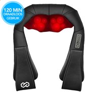 Infinity Goods Draadloos Shiatsu Massagekussen - Elektrisch - Nek, Schouder en Rug - Warmtefunctie - 8 Massagekoppen - Massageapparaat