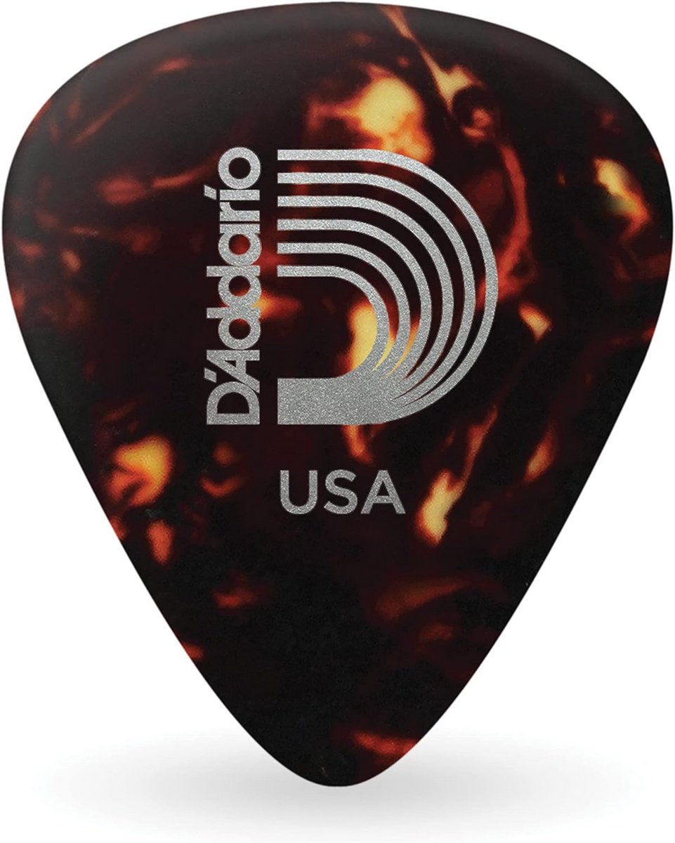 Gitaar Plectrums Celluloid Parel Standaard Vorm - Licht - Set van 10