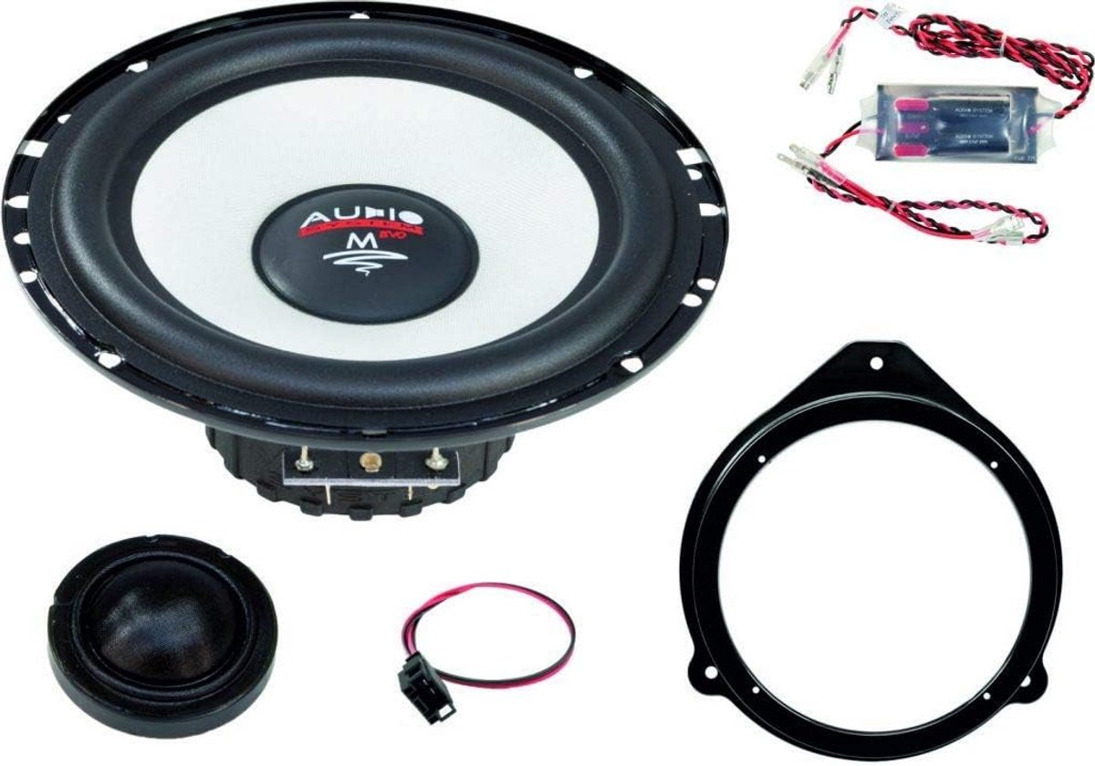 16,5 cm Autospeakerset voor Audi A4 B6 (2000 en later) - Perfect Fit Compo Systeem