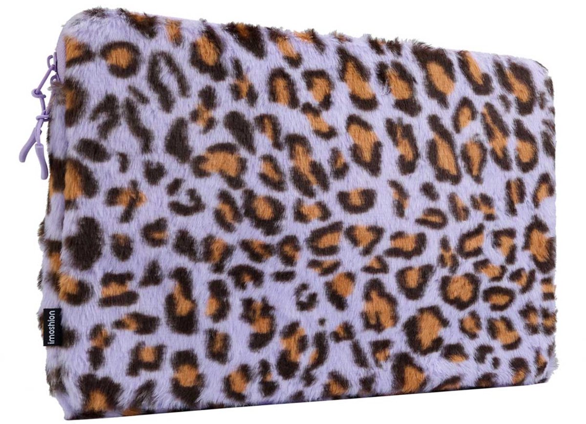 IMOSHION Fluffy Sleeve Sleeve 16,2 inch Leopard Lilac
